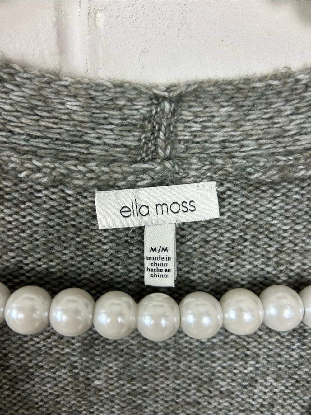 Ella Moss Knit Oversized Cardigan Sweater Size M
